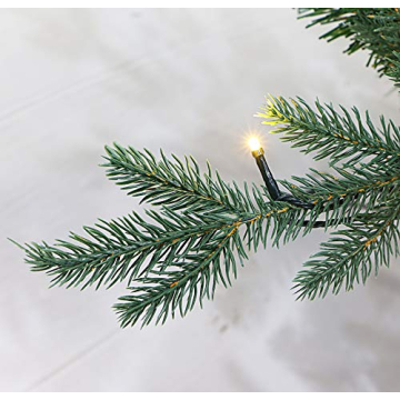 7 Foot Pre-lit Life-Like Fraser Fir Christmas Tree