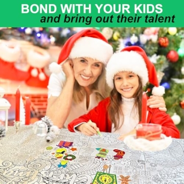 Giant Christmas Coloring Poster for All Ages - Fun Art Activity