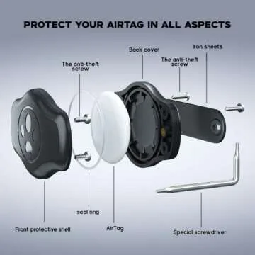 Durable Waterproof AirTag Holder for Dog Collars