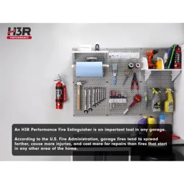 Compact HalGuard Chrome Fire Extinguisher for Cars