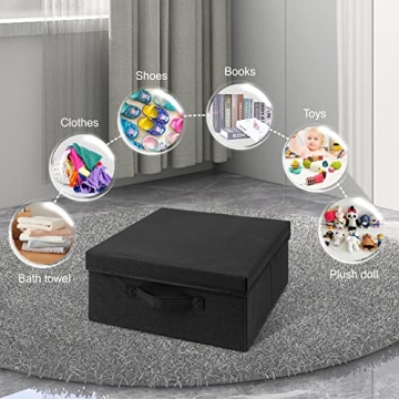 Augfox Stylish Stackable Storage Bins for Home Organization