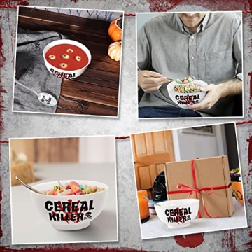 Funny Cereal Killer Bowl and Spoon Set for Him