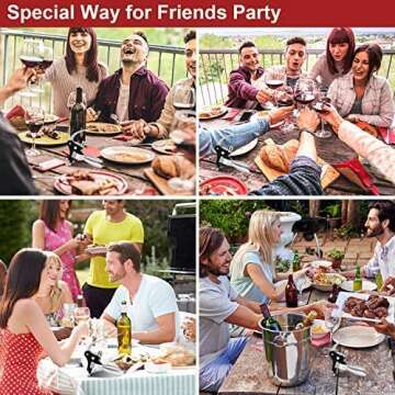 Wine Bottle Opener Corkscrew Set-[2020 Upgraded] Holleringlan Wine Opener Kit With Foil Cutter,Wine Stopper And Extra Spiral