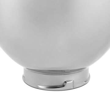 KitchenAid Stainless Steel Bowl , 4.5-Quart, Silver, Polished