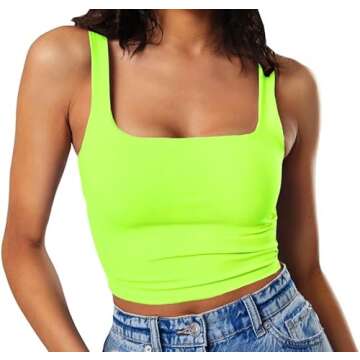 Artfish Women's Crop Tank Top - Stylish & Comfortable Wear