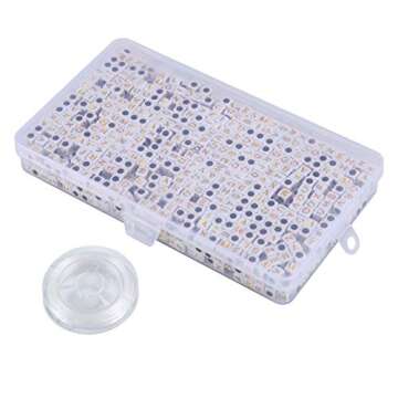 Personalized 800Pcs White Gold Alphabet Beads Set