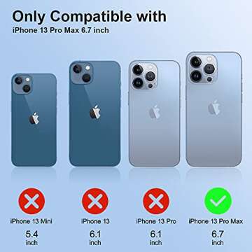 SOH iPhone 13 Pro max Case with Slim Shockproof Soft Anti-Scratch Microfiber Lining, Silky Touch Silicone Anti-Fingerprint Full-Body Protective Bumper Case for iPhone 13 Pro max, 6.7 inch(Stone)