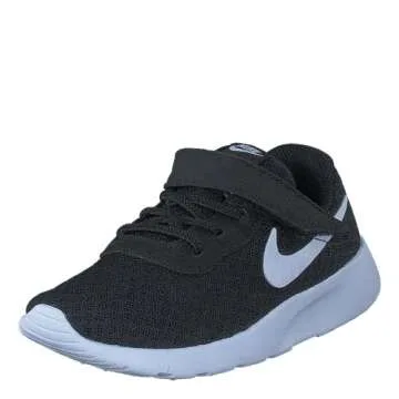NIKE Boy's Tanjun (TDV) Running Shoes (10 M US Toddler, Black/White-White), 10 Toddler