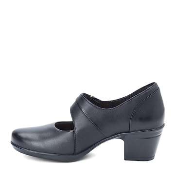 Clarks womens Emslie Lulin Dress Pump, Black, 8 US