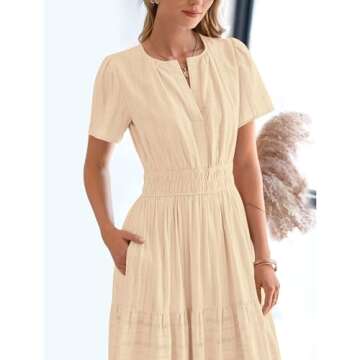 BTFBM Women's Summer Casual Midi Maxi Dress 2025