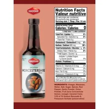 Haddar Vegan Worcestershire Sauce 10oz 2 Pack - Gluten-Free