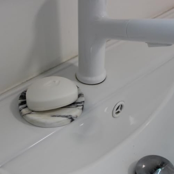 Elegant Italian Calacatta Viola Marble Dish for Home Decor