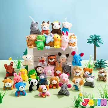 JOYIN Mini Animal Plush Toy Assortment for Kids Parties