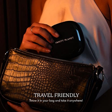 Vanity Planet Moda LED Makeup Mirror 10X Magnification Rechargeable