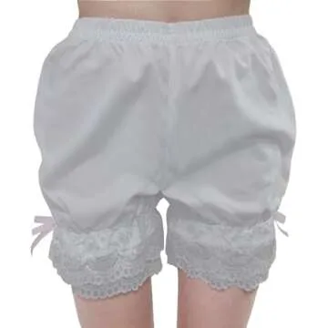 Cemavin Cute White Lace Bloomers for Sweet Fashion Lovers