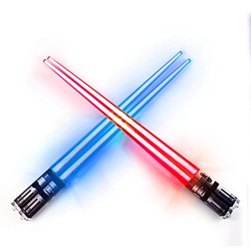 Light Up LED Lightsaber Chopsticks - 2 Pairs