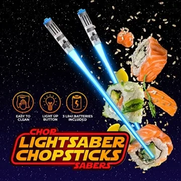 Light Up LED Lightsaber Chopsticks - 2 Pairs