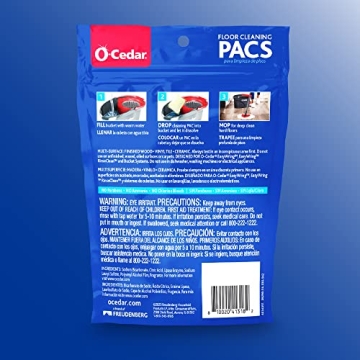 O-Cedar PACS Hard Floor Cleaner - 10 Count Lavender Scent