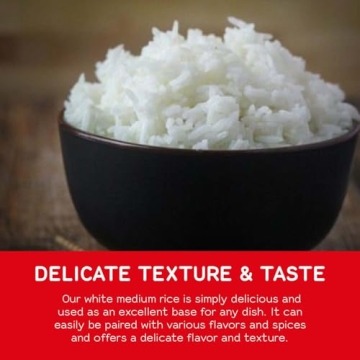 SEKKA Extra Fancy Medium Grain white Rice - Japanese Premium quality uncooked Rice | Milled Rice, Sweet and Chewy | Low Fat, Perfect for Authentic Asian Cuisine, 15 lb -(Pack of 1)