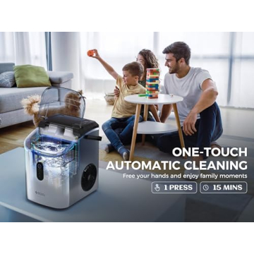 Ecozy Nugget Ice Maker - Daily 33 lbs of Chewable Ice