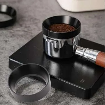 Lwuey Aluminum Espresso Dosing Funnel for Coffee Lovers