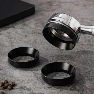 Lwuey Aluminum Espresso Dosing Funnel for Coffee Lovers