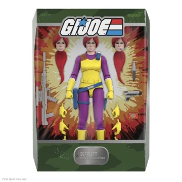 Super7 ULTIMATES! G.I. Joe Scarlett Action Figure 7-Inch