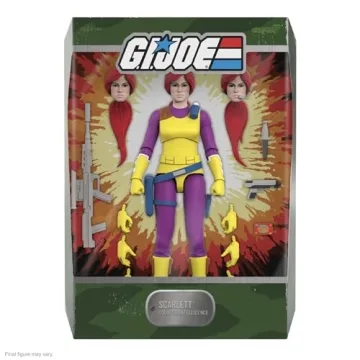Super7 ULTIMATES! G.I. Joe Scarlett Action Figure 7-Inch