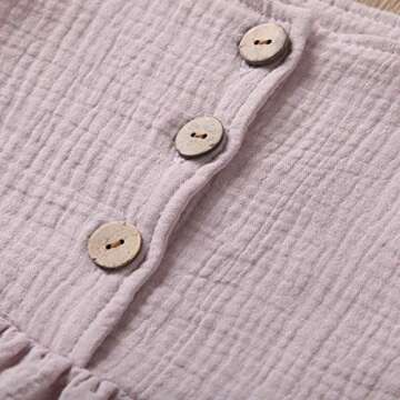 Toddler Kids Baby Girls Summer Outfits Halter Ruffled Sleeveless Tank Tops and Shorts Set 2 Piece Clothes (Meat Meal, 6-12 Months)