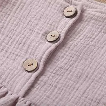 Toddler Kids Baby Girls Summer Outfits Halter Ruffled Sleeveless Tank Tops and Shorts Set 2 Piece Clothes (Meat Meal, 6-12 Months)