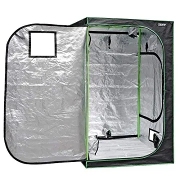 JungleA 4x4 Grow Tent,Indoor Hydroponic Greenhouse Growing Tent,48"x48"x80" Large Grow Tent Kit,Home Plant Farmer Mushroom Grow Box w/Window & Tray