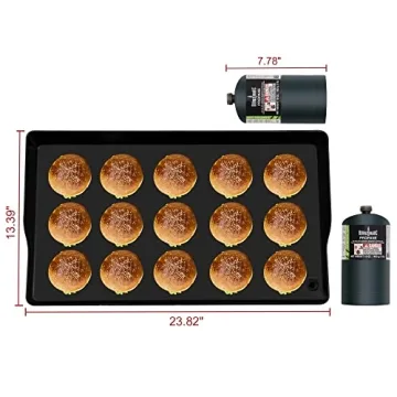 Royal Gourmet 3-Burner Portable Griddle for Outdoor Cooking