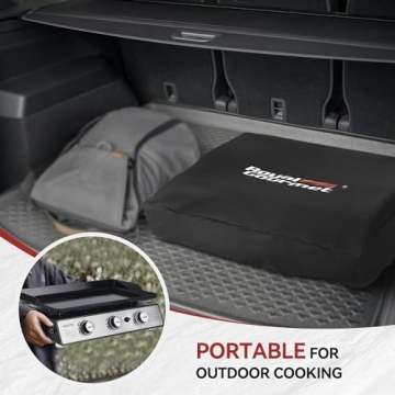 Royal Gourmet 3-Burner Portable Griddle for Outdoor Cooking