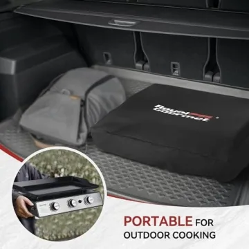 Royal Gourmet 3-Burner Portable Griddle for Outdoor Cooking