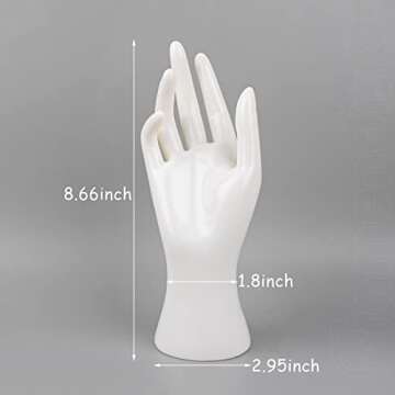 Framendino Female Mannequin Hand Jewelry Display Holder - 3 Pack