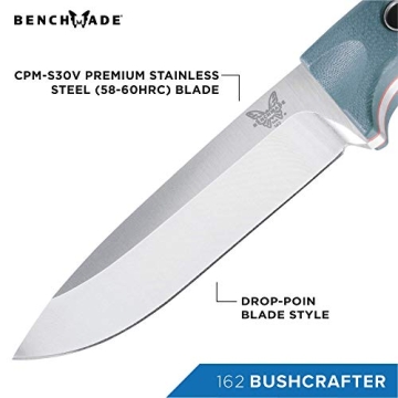 Benchmade Bushcrafter 162 Outdoor Knife for Adventure Enthusiasts