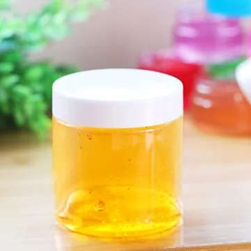 12 Pack 8oz Clear Plastic Jars with Lids for Storage