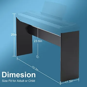 Marisflo L85 Digital Piano Stand for Yamaha P71 and More