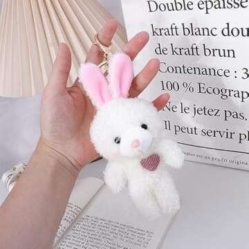 Cute Brown Bear Mini Plush Keychain for Everyone