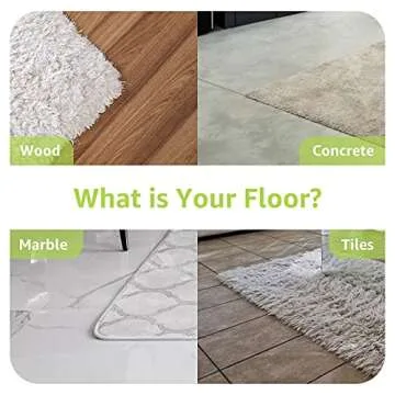 Rabenda 8 Pcs Grippers for Rugs, Non Slip Rug Pads for Hardwood Floors and Tiles, Reusable Rug Tape for Area Rugs, Dual Sided Adhesive Rug Pad Gripper Keep Corners Flat(Black)