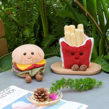 Soft French Fries Plush Toy - Adorable Gift for Kids