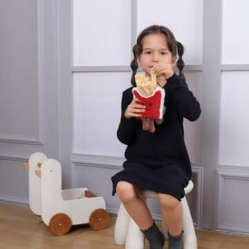 Soft French Fries Plush Toy - Adorable Gift for Kids