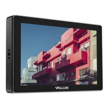SmallHD Cine 7 On-Camera Monitor with 7-Inch LCD Touchscreen, Daylight Visibility, 3G-SDI/HDMI, 100%...