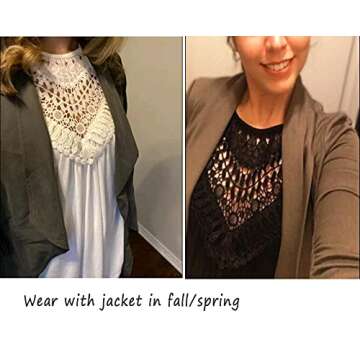 Black Cami Tank Tops for Women Sleeveless Boho Shirts Blouses Beach Vacation XXL