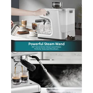 Gevi Espresso Machine with Grinder and Milk Frother