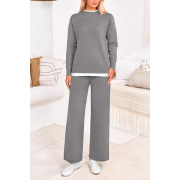 PRETTYGARDEN Women's Cozy Knit Lounge Set for Fall