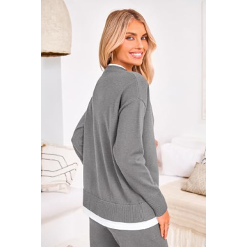 PRETTYGARDEN Women's Cozy Knit Lounge Set for Fall