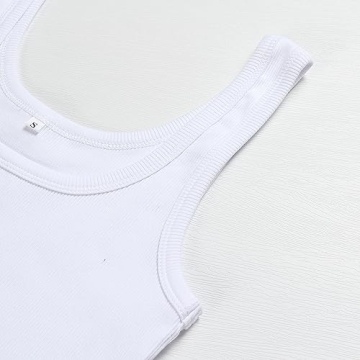 Artfish Women's Ribbed Crop Tank Top for Stylish Comfort