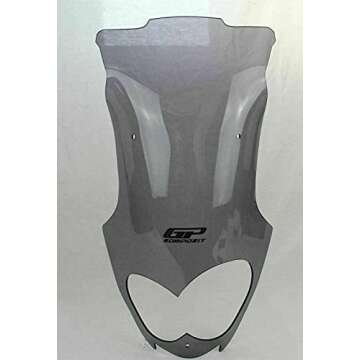 Inpreda Windshield Windscreen 59cm Smoke Compatible with Honda CRF250 Rally/CRF300 2017-2022