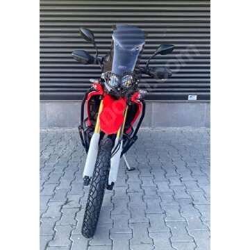 Inpreda Windshield Windscreen 59cm Smoke Compatible with Honda CRF250 Rally/CRF300 2017-2022